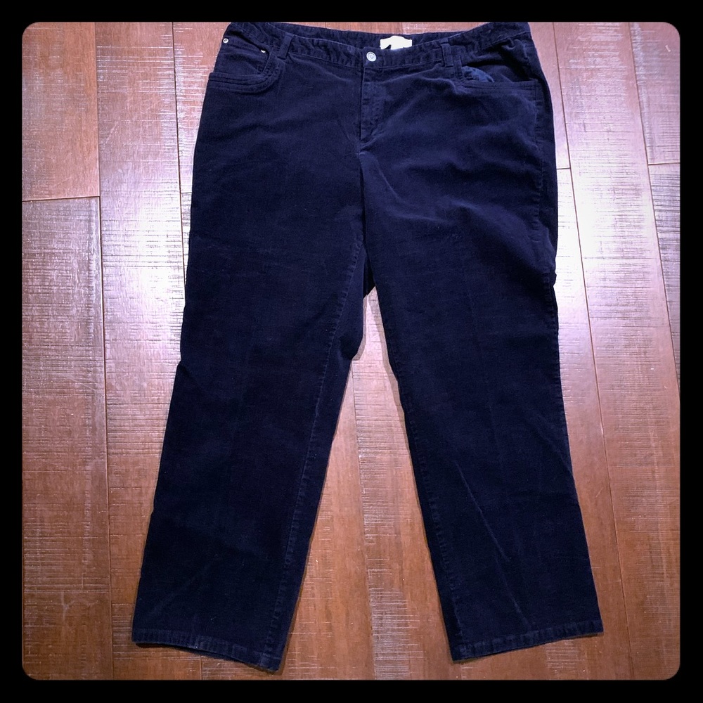 CJ BANKS CORDUROY PANTS SIZE 18w
